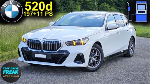 The 2025 BMW 520d Touring xDrive 🚗 real life test drive | driving impressions & fuel efficiency