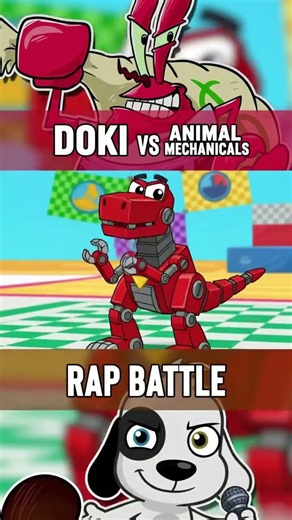 animation vs anything team Doki vs animal mechanicals rap battle credits to @Eddiefrb