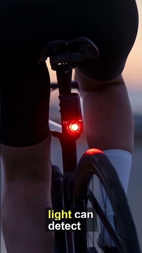 Revolutionary Radar Tail Light for Cyclists!