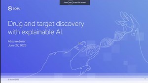 Abzu webinar: Drug and target discovery with explainable AI.