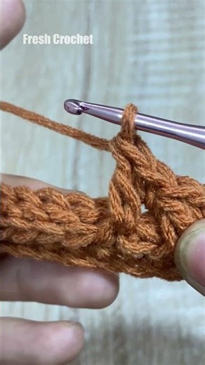 THIS CROCHET TEXTURE IS ADDICTING 🧶 #easycrochet #crochetforbeginners #freecrochetpattern #shorts