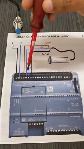 How to connect a sensor to a PLC