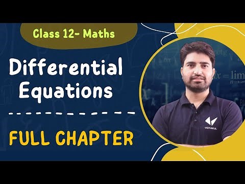 Differential Equations class 12 Maths | Full chapter | Chapter 9 | All Exercises Of NCERT