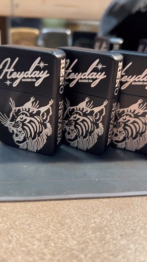 THIS! 🤩 reminds us on why having a laser is the coolest thing ever. 🐅 #MadeWithFSL #LaserMachines #CustomLighters #LaserEngraving #LaserCut #Lasers #BarberShop #BarberShopDecor | Full Spectrum Laser