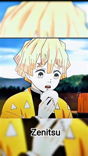 normal zenitsu then sleep mod zenitsu #edit #anime