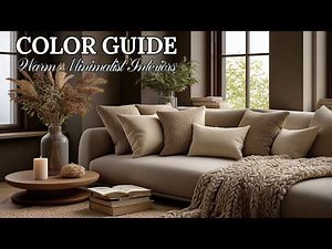 Warm Minimalism Color Guide | Earthy Neutrals That Look Expensive.