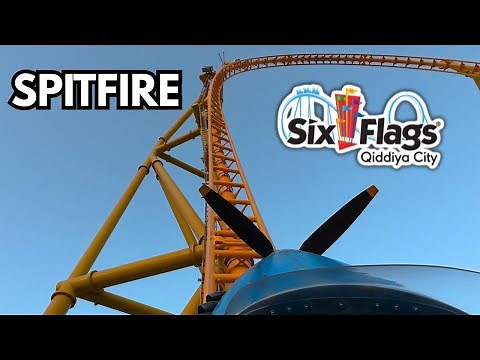 Spitfire 4K On Ride POV - Six Flags Qiddiya City - World's TALLEST Inversion!