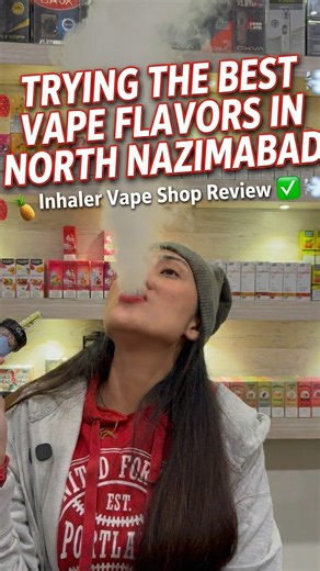 Alexandra Velasco on Instagram: "Hunting for the perfect vape just got easier. Stopped by Inhaler Vape Shop in North Nazimabad to explore their range of vape liquids and devices, and walked out with a new favorite. Great variety, solid guidance, and options for every kind of vaper. If you’re into clean flavors and good quality, this spot is worth checking out. #VapeShop #InhalerVapeShop #VapeCommunity #VapeLiquids #VapeLifestyle #ProductReview #NorthNazimabad"