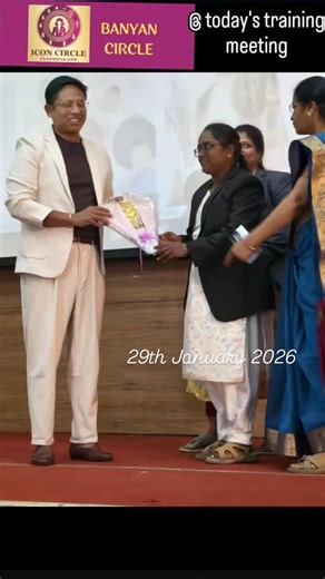 Ponmagal Classic Stitchery on Instagram: "I thank Mr . Rajarajan sir for his wonderful section which is really informative 🙏 And I tank our ICON CIRCLE Mrs. Suganthi Saravanan mam and for this opportunity 🙏 And I tank our ICON CIRCLE Head board members for wonderful arrangements 🙏 Really made the day 29 th Jan 2026 a informative and useful day🙏💯 By regards of Icon circle B Secratary Malarvizhi karthikeyan Proud to be a part of ICON CIRCLE #trending #explore #explorepage✨ #womenempowerment #