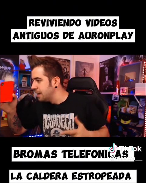 La caldera estropeada, reviviendo videos antiguos de auronplay BROMAS TELEFONICAS parte final 😂🤣 #auronplayyyy #viral #bromaspesadas #auronplay