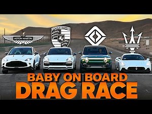 World's Quickest SUVs: Rivian R1S vs Aston DBX 707 vs Cayenne Turbo GT — Cammisa's Drag Race Replay