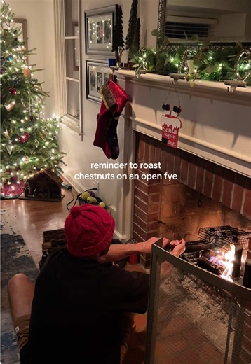 Delicious Chestnuts Roasting on an Open Fire