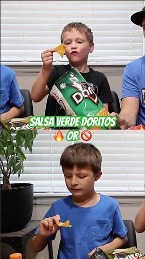 Andrew’s face says it all 😅 Salsa Verde Doritos might be the most divisive flavor yet! #shorts