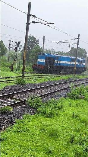 WDM-3A Diesel Locomotive in Action | Indian Railways Beast Rear in field