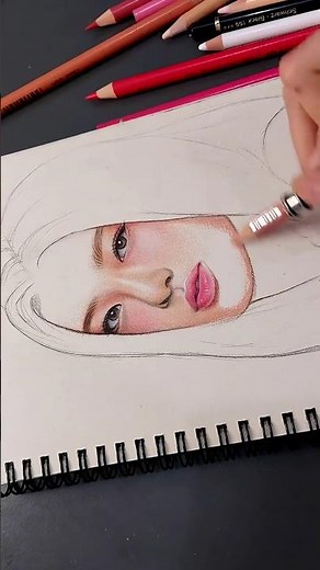 drawing yoonchae from katseye | Gabriela #katseye #short