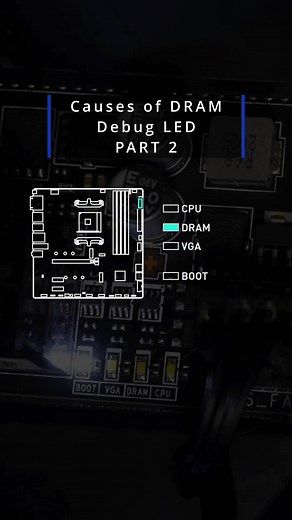 Causas del LED de depuración DRAM Parte 2