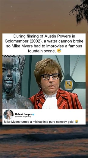 Mike Myers' Improvised Austin Powers Fountain Scene