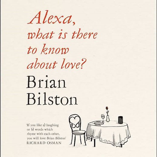 Here I am reading the title poem from my new collection, ‘Alexa, what is there to know about love?’ Like other books, it is available through bookshops. Once purchased, it can be read immediately or simply stored on a bookshelf for reading at a later date, or never at all. | Brian Bilston