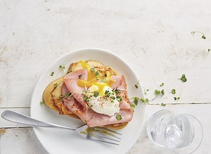 Open-Face Hot Ham and Cheese Sandwich With Chipotle Mayo Recipe
