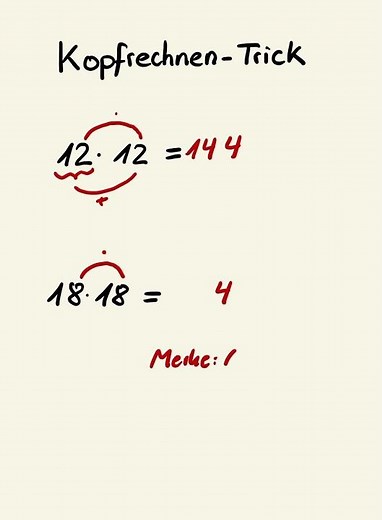 Mental arithmetic – quick and easy. A brilliant trick! #mentalcalculations #mathtrick #trick