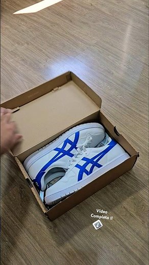 Unboxing Asics Japan S White and Blue Sneakers