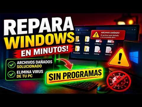 Repair Windows in Minutes ⚡ (Corrupted Files + Remove Viruses Without Programs) Nobody Teaches Yo...