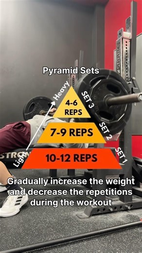 Pyramid sets you build volume and intensity! #fitness #training