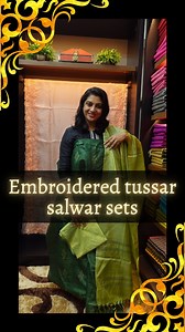 14K views · 144 reactions | https://aham.store/collections/tussar-salwar-sets/products/embroidered-tussar-salwar-sets-act559 | Aham Designer Boutique | Facebook