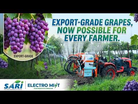 Electro Mist | Electrostatic sprayer (ESS) for every grape grower