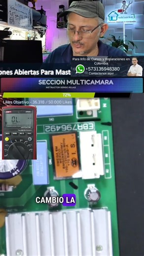 162K views · 3.9K reactions | Cómo Medir un Módulo IPM #inverter #sistemasInverter #InverterAC | Refriserka Academy | Facebook