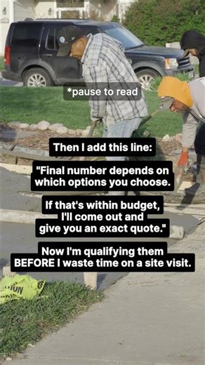 Tyler Link: What i Say in a sales call #construction #business #concretelifting