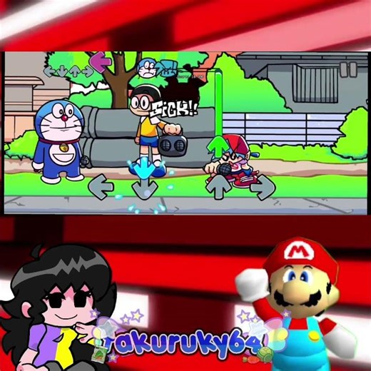 FnF Mod Vs Doraemon (Gameplay Android)
