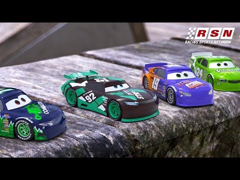 Cars Daredevil Garage Takes on the Playground | Racing Sports Network | Pixar Cars | ‪@disneyjr‬