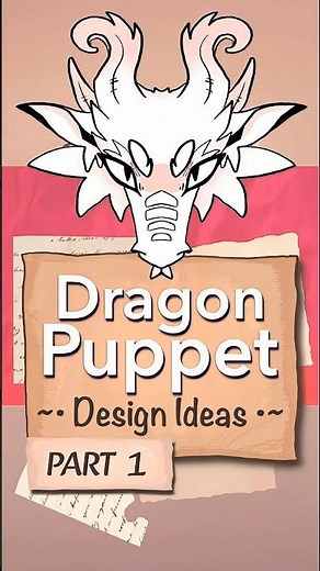 Dragon Puppet Design IDEAS // PART 1 // #dragonpuppets #paperart #art #papercrafts #paperdragon