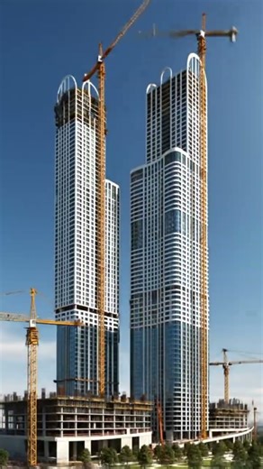 #construction #skyscraper #timelapse #building #architecture#engineering #city #progress #shorts REK