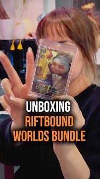 Crackin a Riftbound Worlds Bundle! #riftbound #tcgcommunity #unboxing