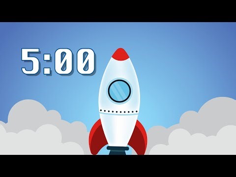 5 Minute Timer Blast Off (Rocket / Space / Music)