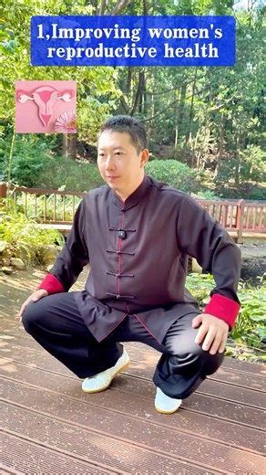 1 Move to improve women’s reproductive health #taichi #antiaging #stayyoung #womenhealth #bodyhealth
