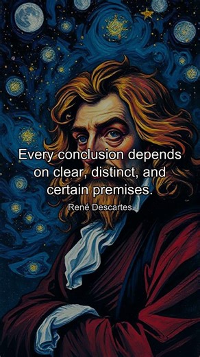 Every conclusion depends on clear, distinct, and certain premises