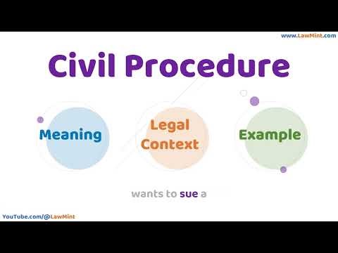 Civil Procedure Meaning Legal Context & Example Legal Terms Simplified @LawMint