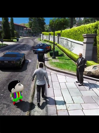 Franklin & Shinchan Stole TECHNO GAMERZ LAMBORGHINI Luxury Car in GTA 5! #shorts #gta5 #gta5mods