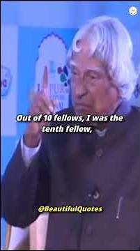 I failed to become pilot | Dr. APJ Abdul Kalam Inspiring speech | Interaction with students |