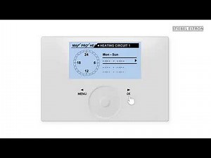 Setting the heating programme on your heat pump