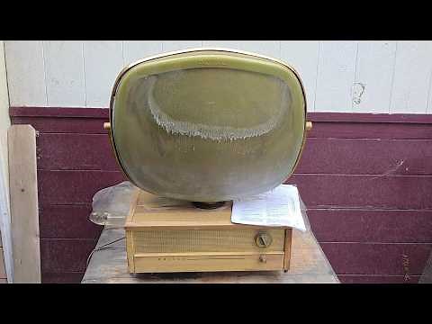 1959 Philco Predicta Holiday TV Restore Bringing Back To Life Again