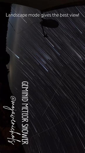 Geminid meteor showers on #gopro #startrails. #mojavenichols #mojavenationalpreserve