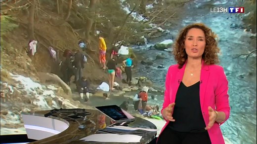 La source Croizat, source naturelle d'eau chaude, près de la Bourboule, dans le Puy-de-Dôme, attire toujours autant les amoureux de nature. Pourtant son accès est interdit depuis 2016... Guillaume Frixon & Aurélien Flament | Correspondants TF1 en Auvergne