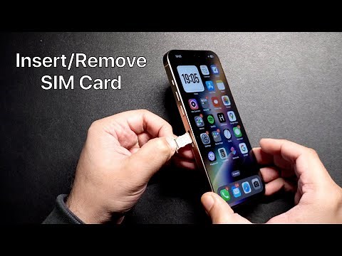 How To Insert Or Remove SIM Card To iPhone 16 and iPhone 16 Pro