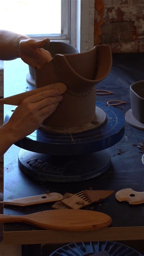 Garrity Tools on Instagram: "Scoring, smoothing, cutting, and shaping. Our Hand-Building Kit has a tool for every step of the process. This pottery tools set includes a Thumb Tool, D3 rib, Texture Comb, A4 rib, and Texture 6. You can add a paddle too! #garritytools #potsinaction #ceramics #throwingwheel #throwingtool #potteryrib #throwingrib #instapottery #ceramicsstudio #potteryclass #pottery #potterywheel #wheelthrowing #wheelthrown #handthrown #porcelain #potterytools #handtool #sculptingtool