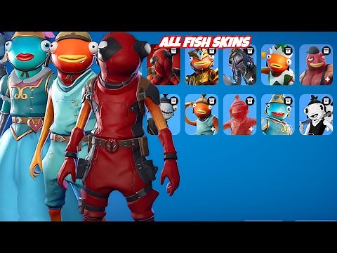 All FISHSTICK Skins Showcase in Fortnite (2018-2024)