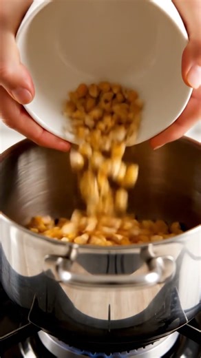 Satisfying popcorn popping ASMR🍿 #satisfyingasmr #shorts